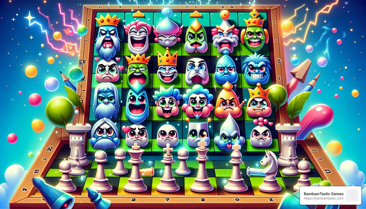 chess board setup - brain games online