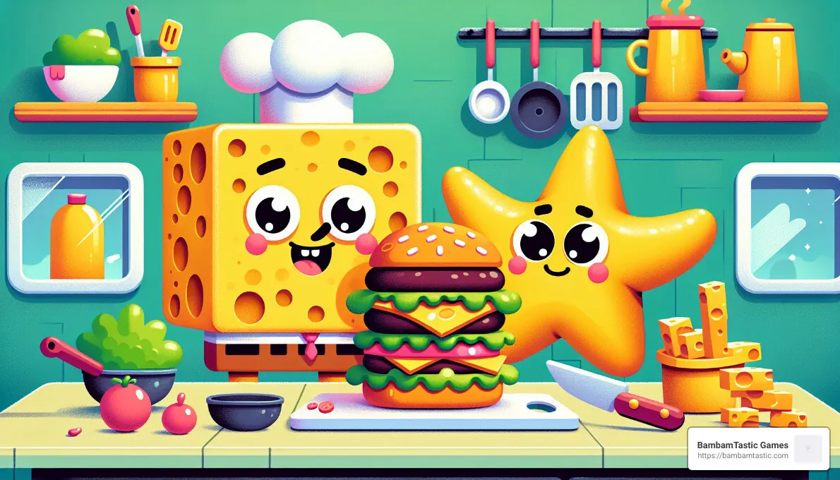 SpongeBob - Cooking Diary gameplay - free time management games online