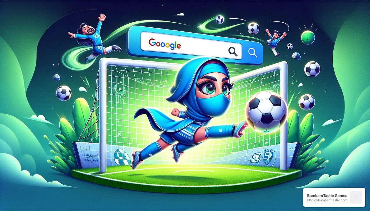 Google Doodle Soccer - fun games to play on google when your bored